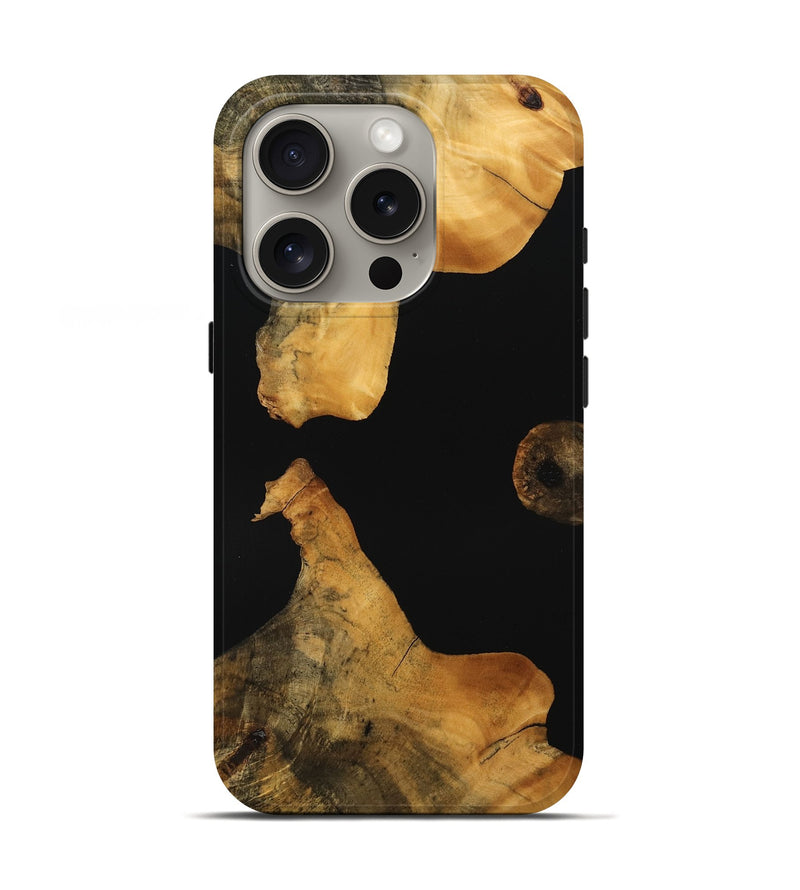 iPhone 16 Pro Wood Live Edge Phone Case - Jovanni (Wood Burl, 746283)