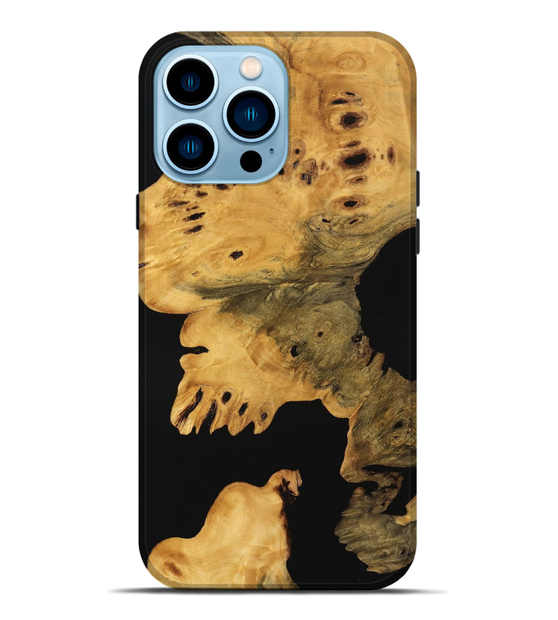 iPhone 14 Pro Max Wood Live Edge Phone Case - Dena (Wood Burl, 746284)