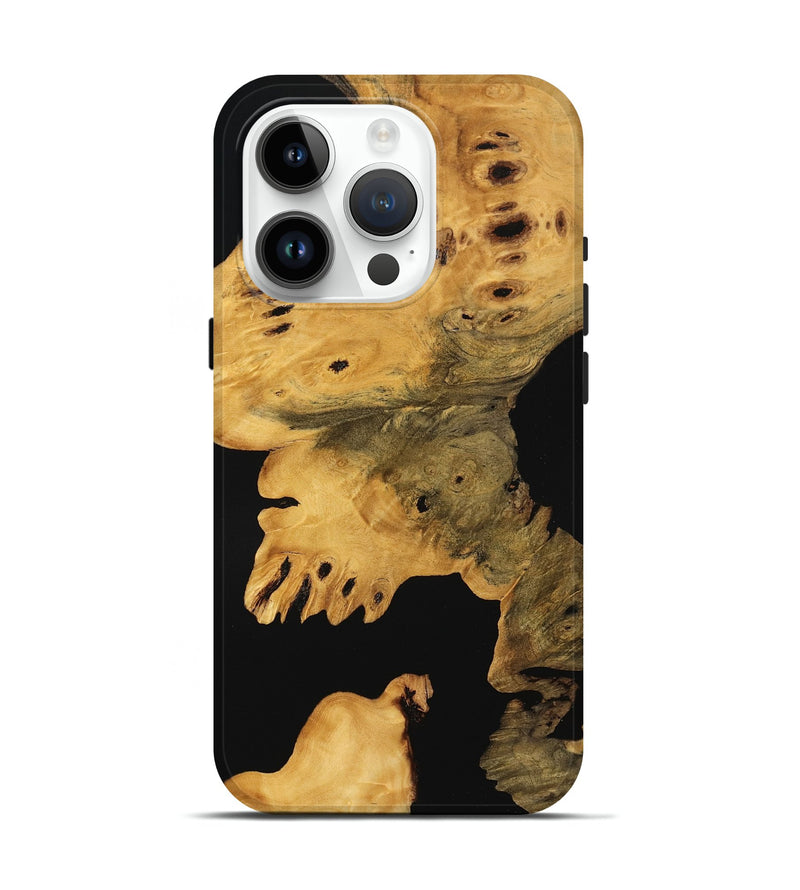 iPhone 15 Pro Wood Live Edge Phone Case - Dena (Wood Burl, 746284)