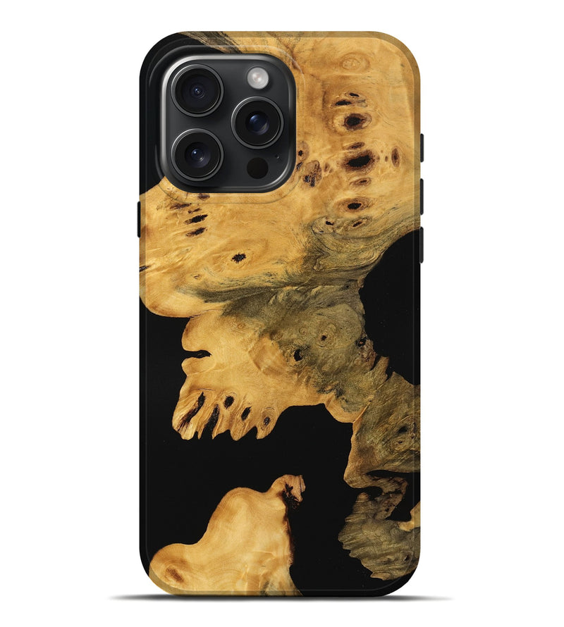 iPhone 16 Pro Max Wood Live Edge Phone Case - Dena (Wood Burl, 746284)