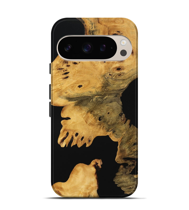 Pixel 9 Pro Wood Live Edge Phone Case - Dena (Wood Burl, 746284)