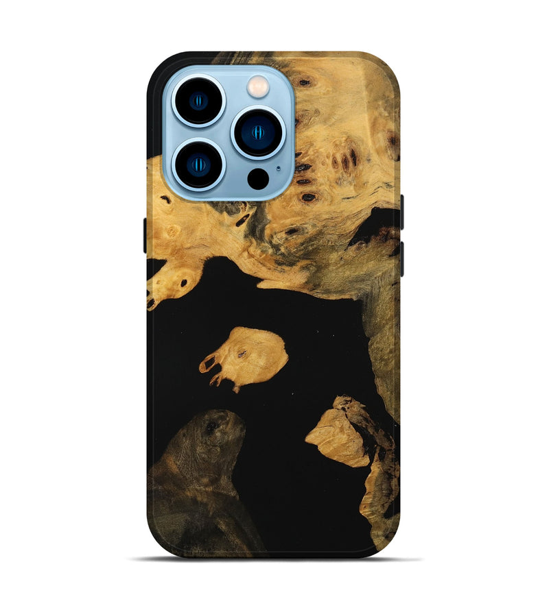 iPhone 14 Pro Wood Live Edge Phone Case - Latanya (Wood Burl, 746285)