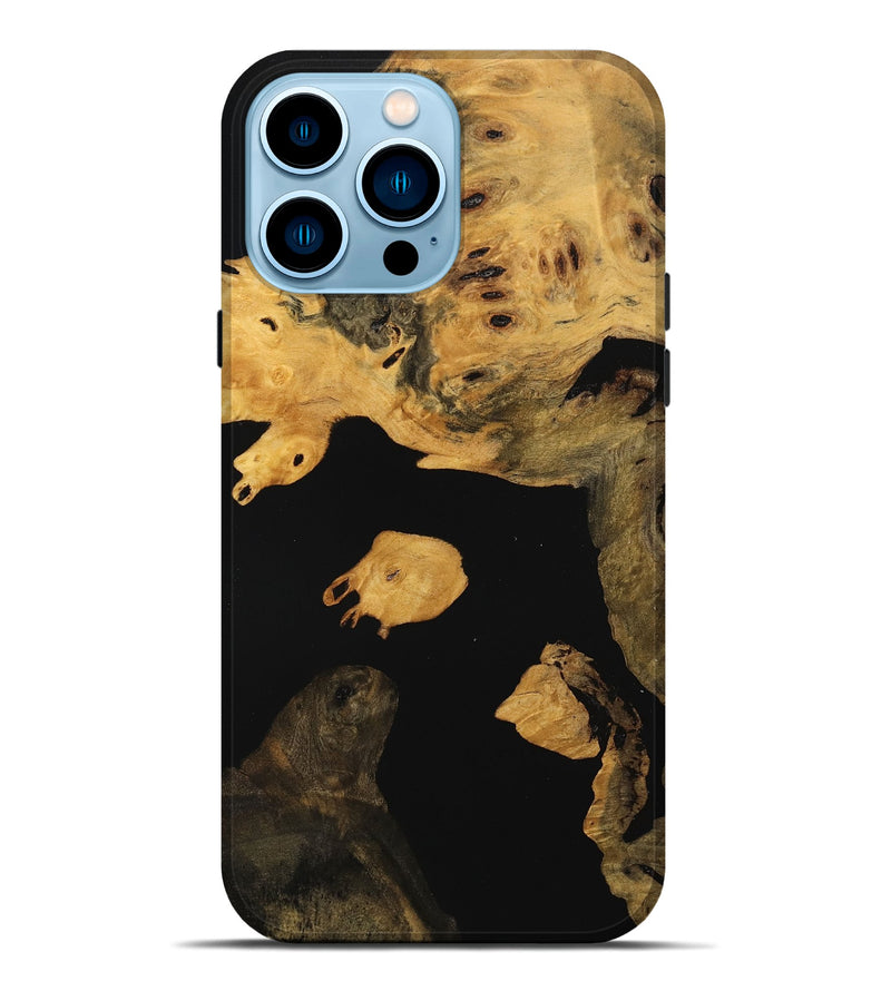 iPhone 14 Pro Max Wood Live Edge Phone Case - Latanya (Wood Burl, 746285)