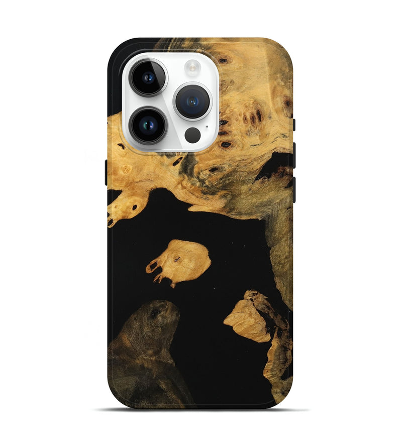 iPhone 15 Pro Wood Live Edge Phone Case - Latanya (Wood Burl, 746285)