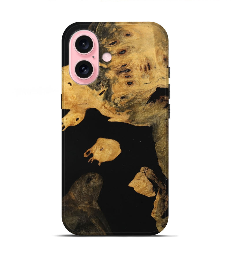 iPhone 16 Wood Live Edge Phone Case - Latanya (Wood Burl, 746285)