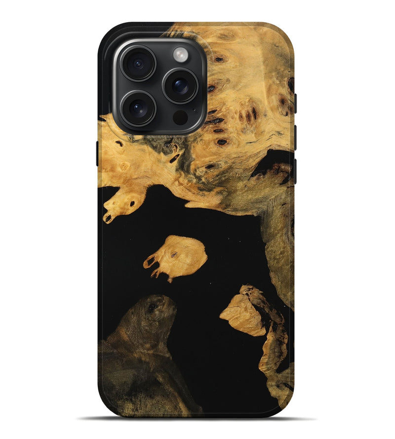 iPhone 16 Pro Max Wood Live Edge Phone Case - Latanya (Wood Burl, 746285)