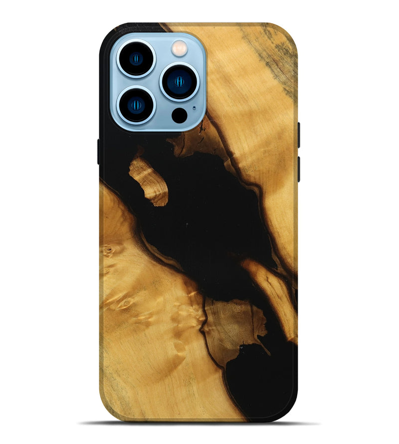 iPhone 14 Pro Max Wood Live Edge Phone Case - Cortney (Wood Burl, 746286)