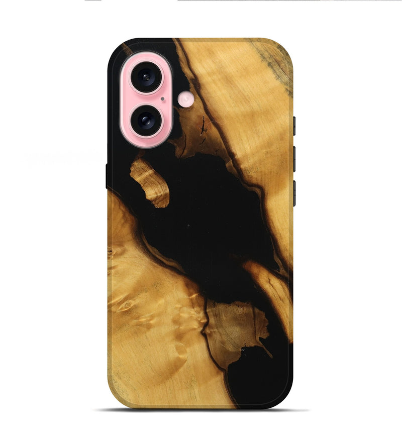 iPhone 16 Wood Live Edge Phone Case - Cortney (Wood Burl, 746286)