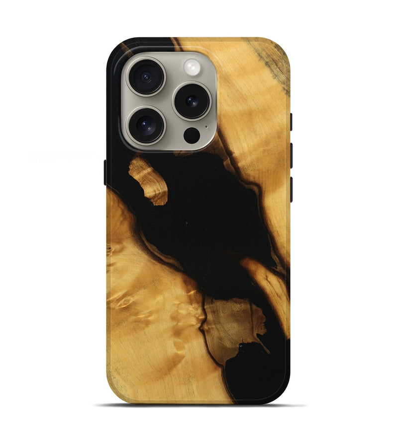 iPhone 16 Pro Wood Live Edge Phone Case - Cortney (Wood Burl, 746286)