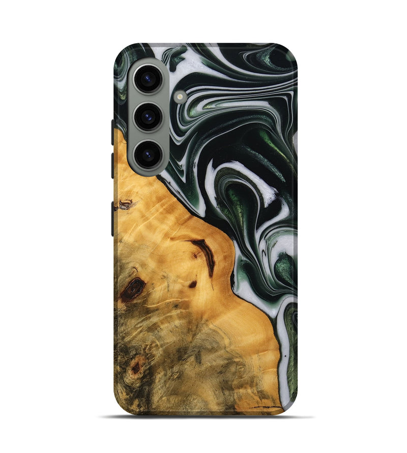 Galaxy S24 Wood Live Edge Phone Case - Verla (Green, 746288)