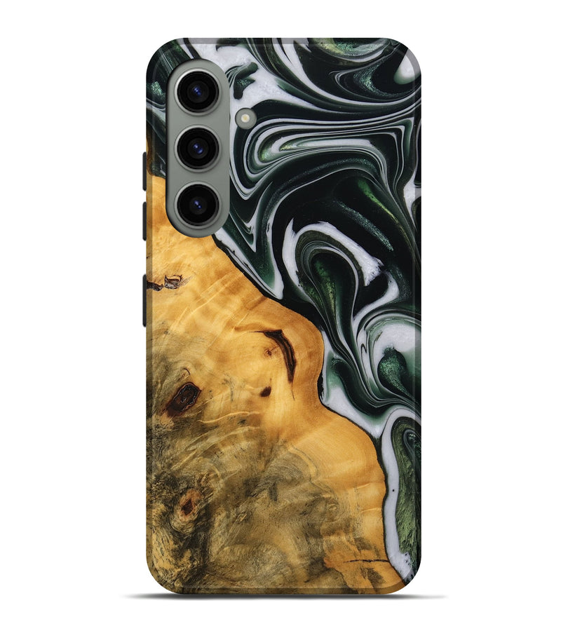 Galaxy S24 Plus Wood Live Edge Phone Case - Verla (Green, 746288)