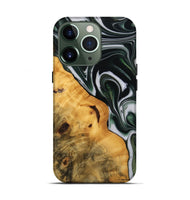 iPhone 13 Pro Wood Live Edge Phone Case - Verla (Green, 746288)