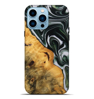 iPhone 14 Pro Max Wood Live Edge Phone Case - Verla (Green, 746288)