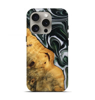 iPhone 16 Pro Wood Live Edge Phone Case - Verla (Green, 746288)