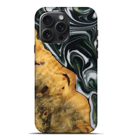 iPhone 16 Pro Max Wood Live Edge Phone Case - Verla (Green, 746288)