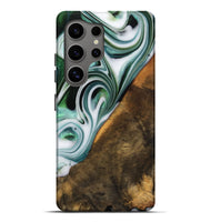 Galaxy S25 Ultra Wood Live Edge Phone Case - Annika (Green, 746289)