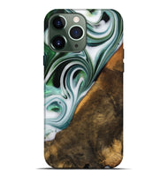 iPhone 13 Pro Max Wood Live Edge Phone Case - Annika (Green, 746289)