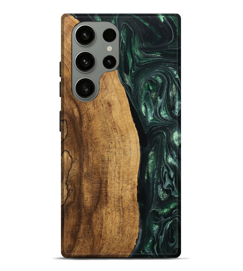 Galaxy S23 Ultra Wood Live Edge Phone Case - Ensley (Green, 746296)