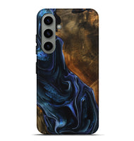 Galaxy S24 Plus Wood Live Edge Phone Case - Julia (Blue, 746312)