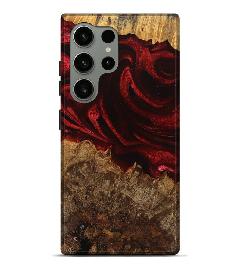 Galaxy S24 Ultra Wood Live Edge Phone Case - Maya (Red, 746316)