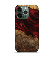 iPhone 13 Pro Wood Live Edge Phone Case - Maya (Red, 746316)