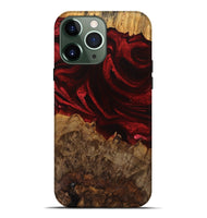 iPhone 13 Pro Max Wood Live Edge Phone Case - Maya (Red, 746316)