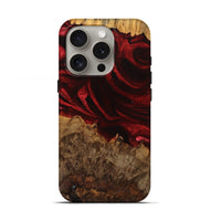 iPhone 16 Pro Wood Live Edge Phone Case - Maya (Red, 746316)