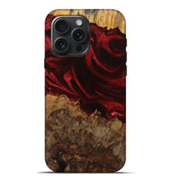 iPhone 16 Pro Max Wood Live Edge Phone Case - Maya (Red, 746316)