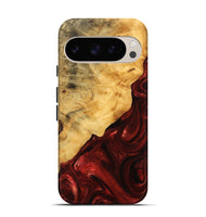 Pixel 9 Pro Wood Live Edge Phone Case - Johnna (Red, 746319)