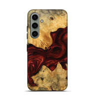 Galaxy S24 Wood Live Edge Phone Case - Kaleigh (Red, 746320)