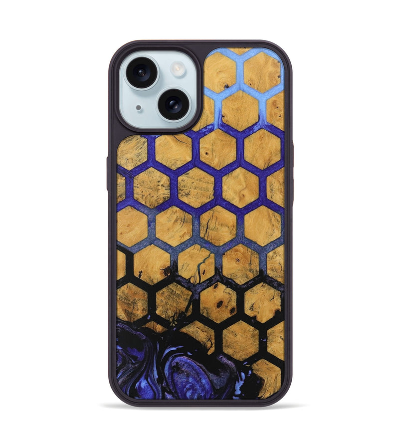 iPhone 15 Wood Phone Case - Clover (Pattern, 746321)