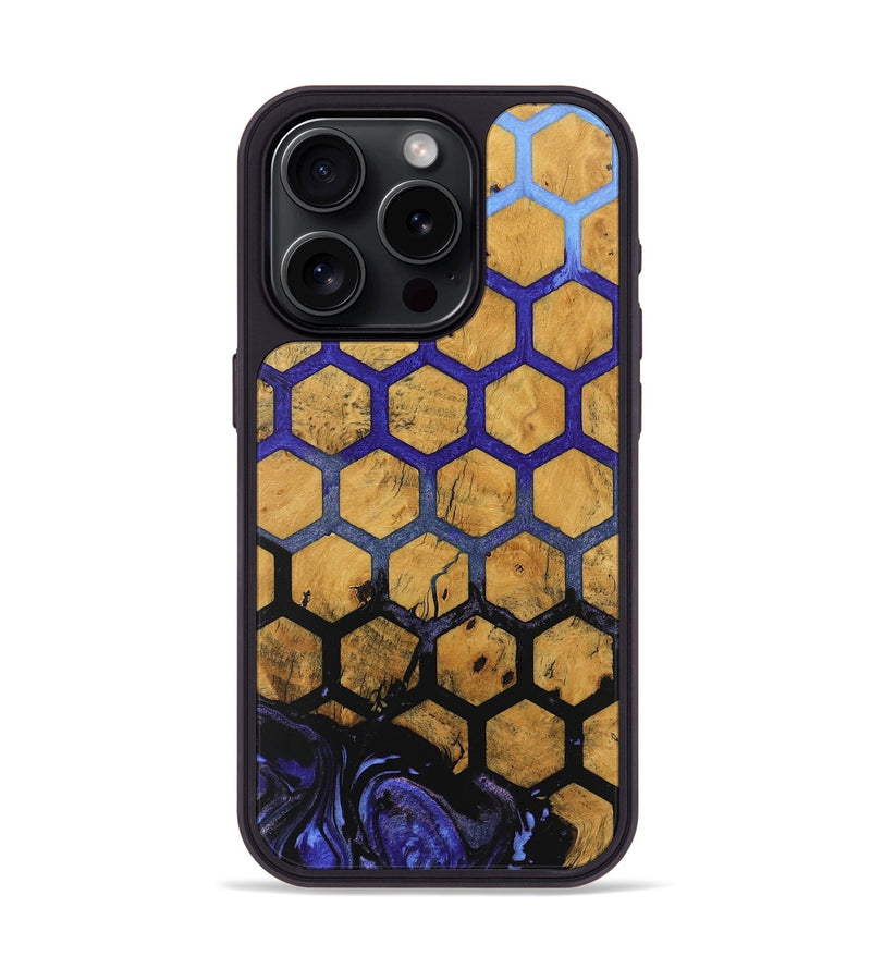 iPhone 15 Pro Wood Phone Case - Clover (Pattern, 746321)