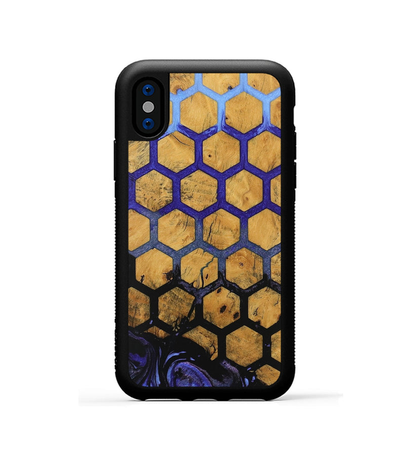 iPhone Xs Wood Phone Case - Clover (Pattern, 746321)