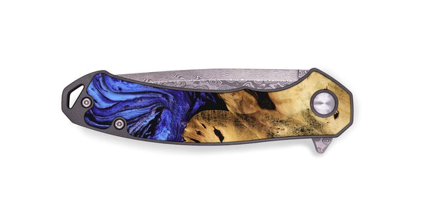 EDC Wood Pocket Knife - Branden (Blue, 746322)