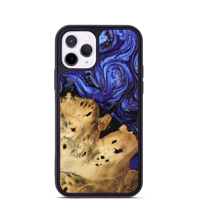 iPhone 11 Pro Wood Phone Case - Branden (Blue, 746322)