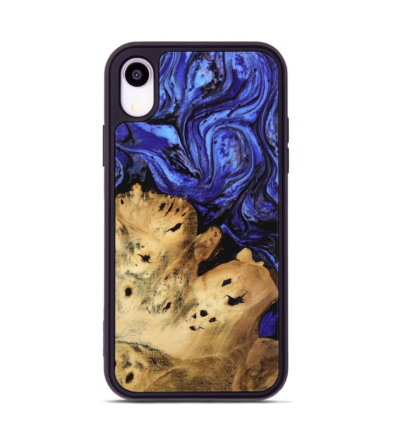 iPhone Xr Wood Phone Case - Branden (Blue, 746322)