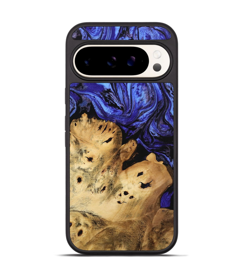 Pixel 9 Pro Wood Phone Case - Branden (Blue, 746322)