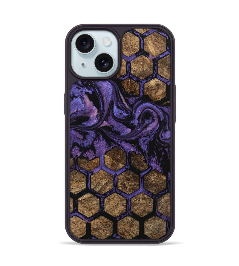 iPhone 15 Wood Phone Case - Allyson (Pattern, 746323)