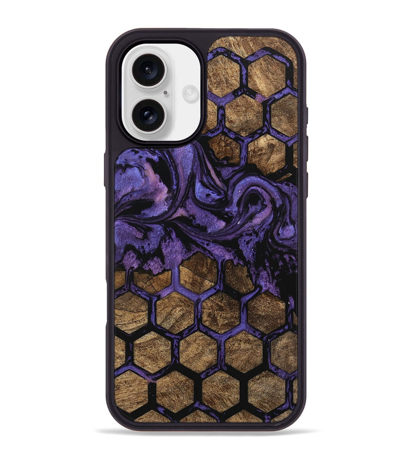 iPhone 16 Plus Wood Phone Case - Allyson (Pattern, 746323)