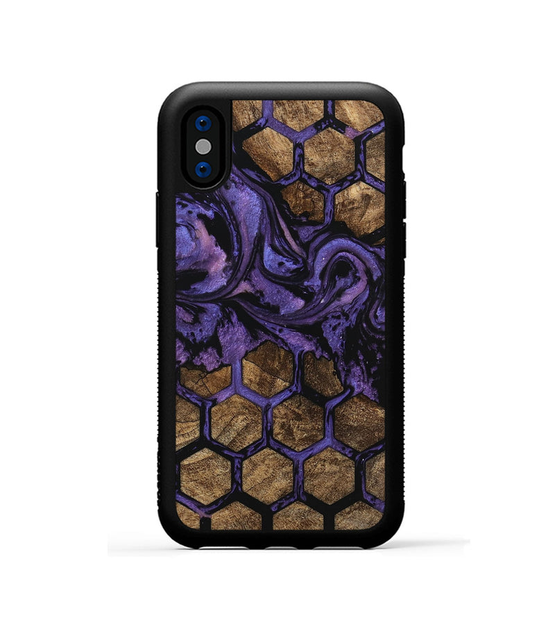 iPhone Xs Wood Phone Case - Allyson (Pattern, 746323)