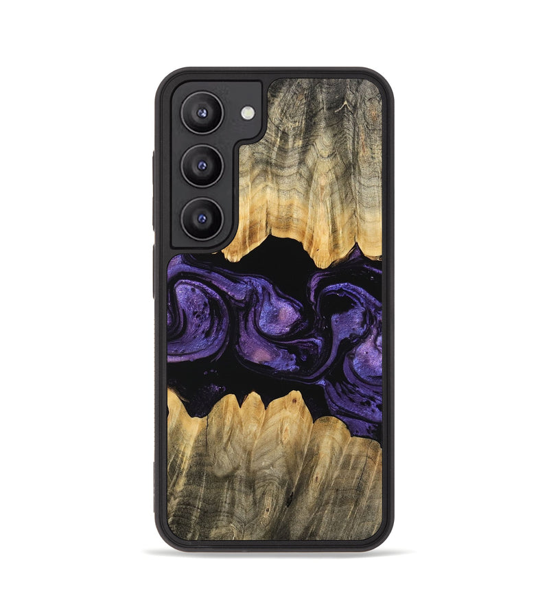 Galaxy S23 Wood Phone Case - Angela (Purple, 746324)