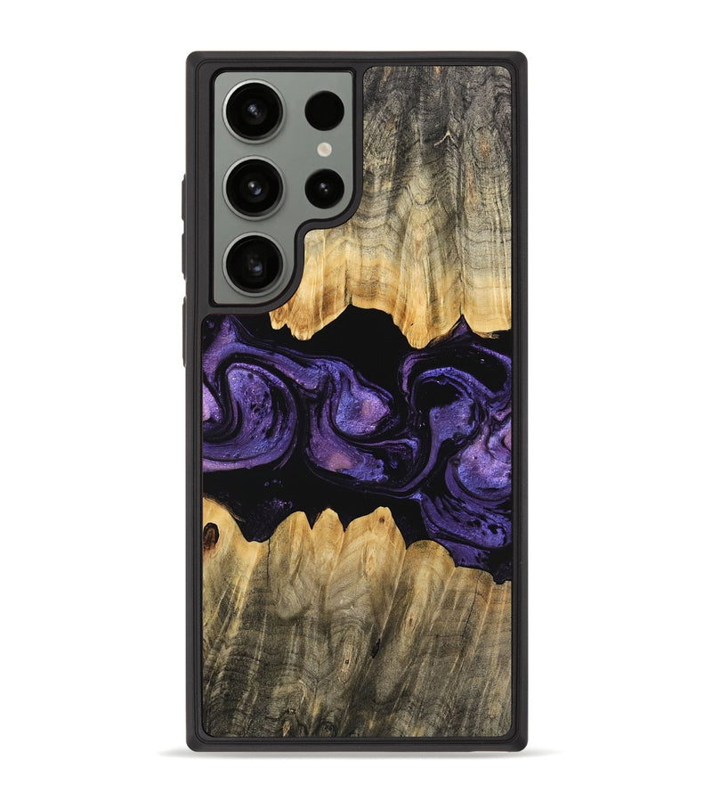 Galaxy S23 Ultra Wood Phone Case - Angela (Purple, 746324)