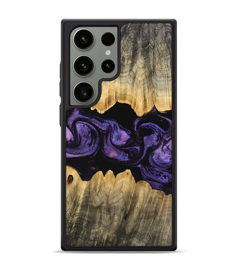 Galaxy S24 Ultra Wood Phone Case - Angela (Purple, 746324)