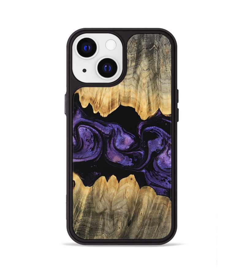 iPhone 13 Wood Phone Case - Angela (Purple, 746324)