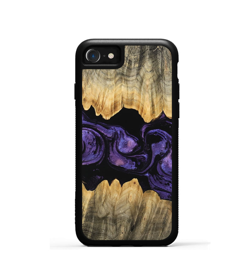 iPhone SE Wood Phone Case - Angela (Purple, 746324)