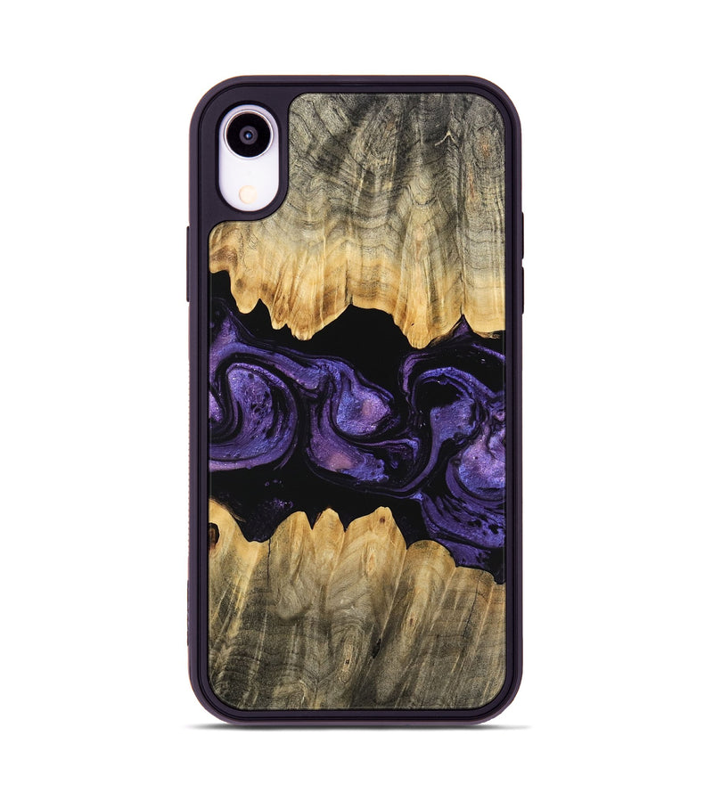 iPhone Xr Wood Phone Case - Angela (Purple, 746324)