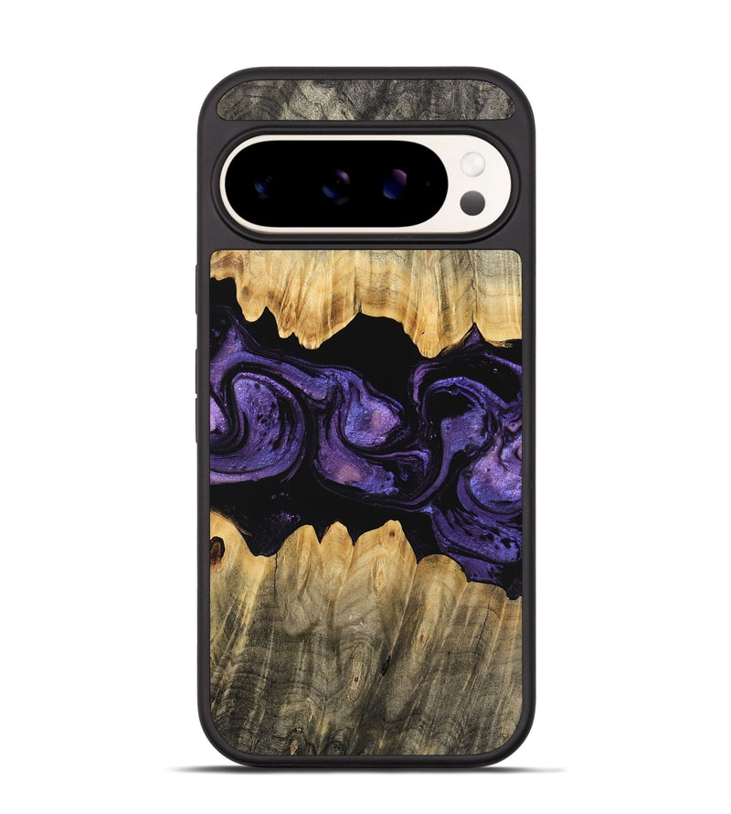 Pixel 9 Wood Phone Case - Angela (Purple, 746324)