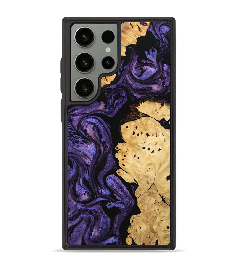 Galaxy S23 Ultra Wood Phone Case - Evelyn (Purple, 746325)