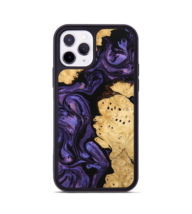 iPhone 11 Pro Wood Phone Case - Evelyn (Purple, 746325)