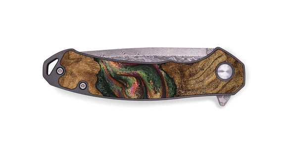 EDC Wood Pocket Knife - Orin (Green, 746326)